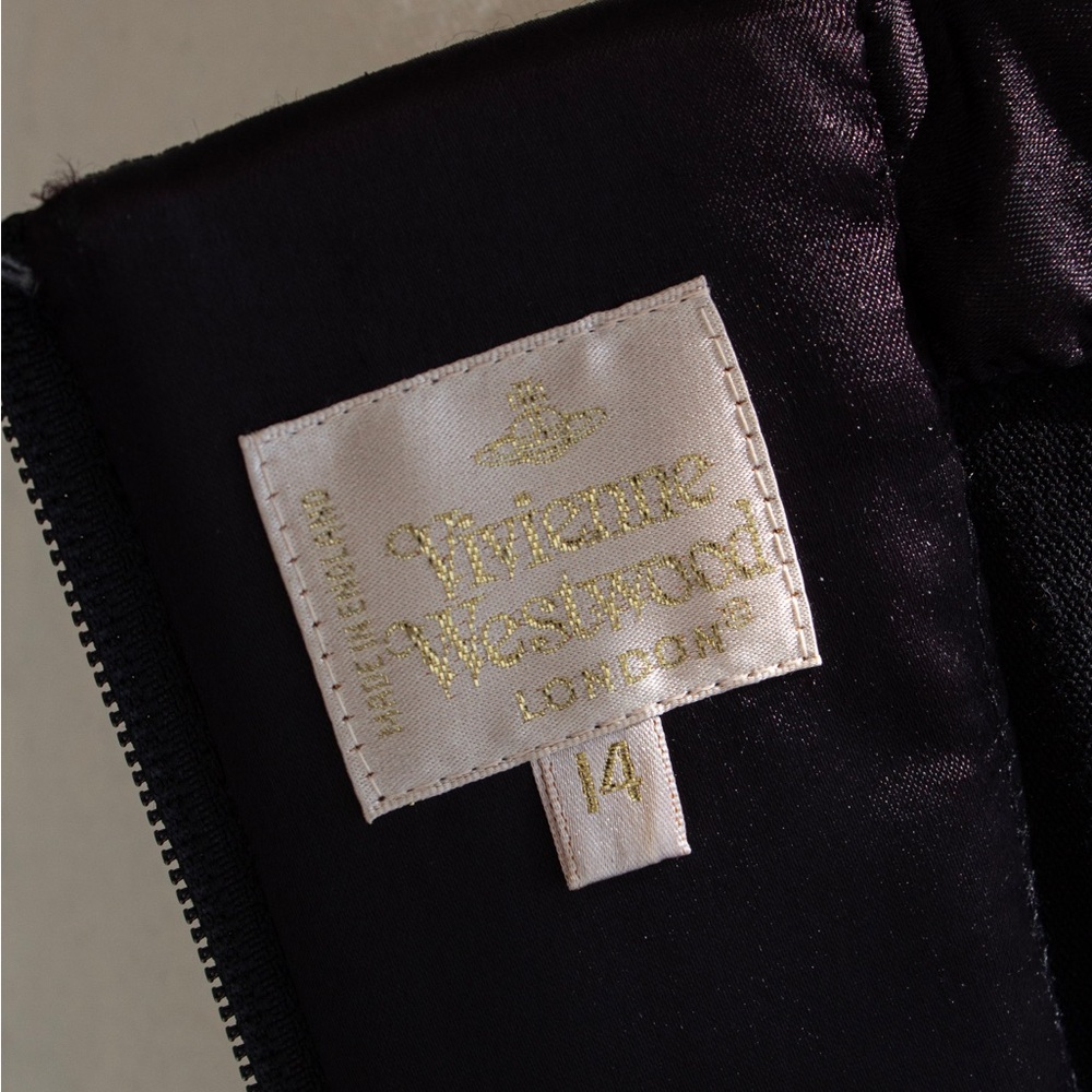 Vivienne Westwood Gold Label Vintage Black Velvet 90s Corset - Picture 8 of 11